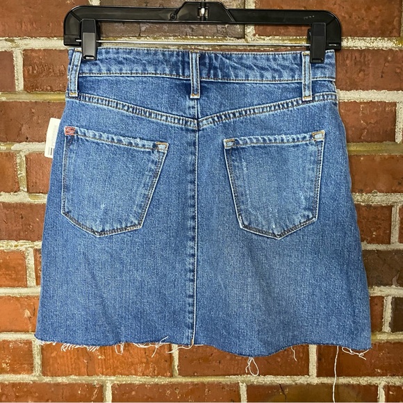 BDG Urban Outfitters High Waisted Raw Hem Denim Skirt Size S - Picture 5 of 9